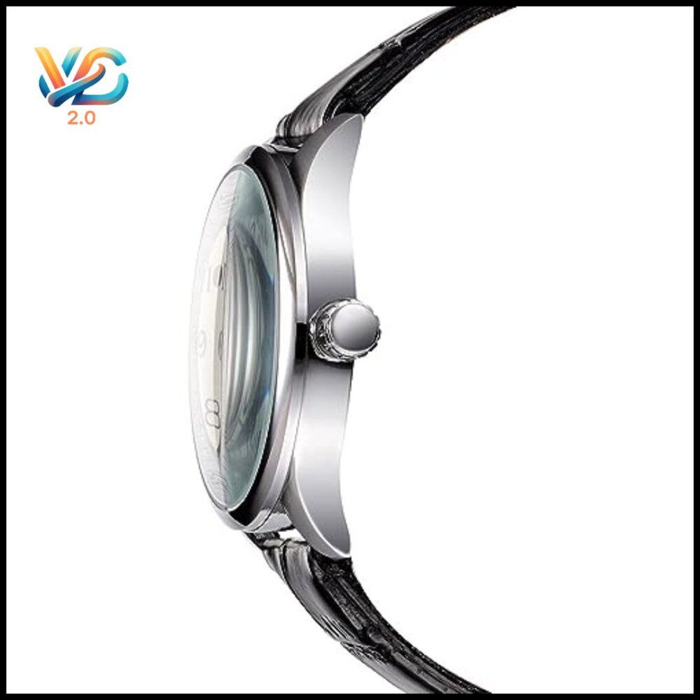 Automatic Mechanical Watch With Day Calendar, Lea… - image 2